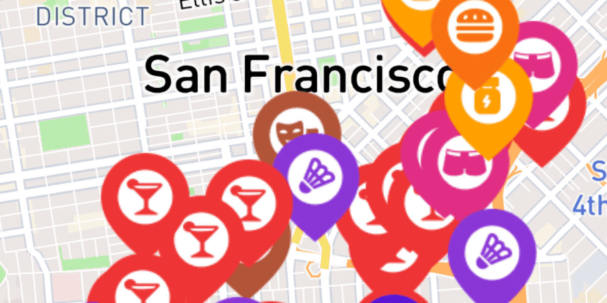 LGBTQ+ venue map of Chicago, Illinois