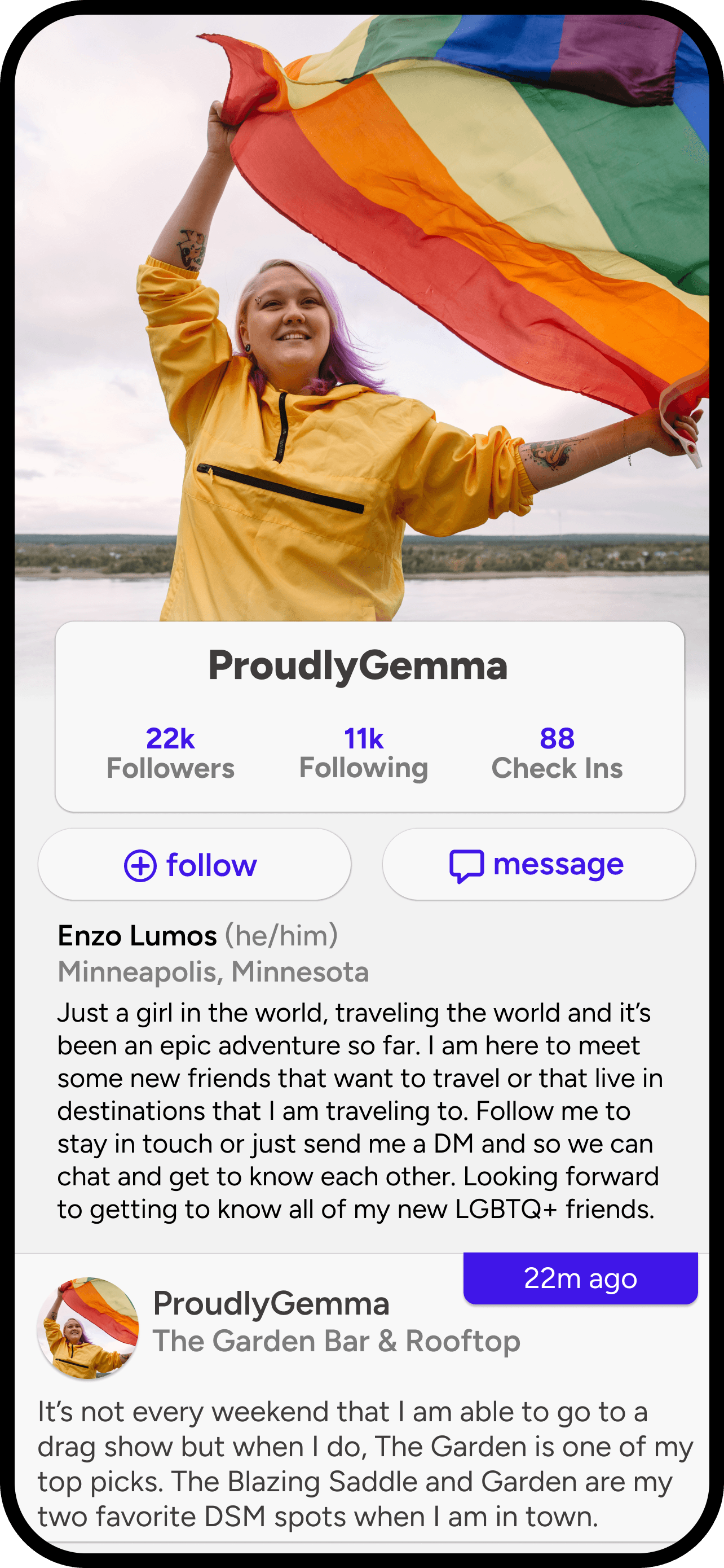 Discover LGBTQ+ hotspots