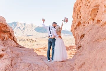 Wedding in French at Valley of Fire