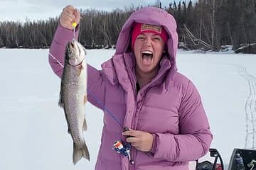Anchorage Ice Fishing Adventure with transportation