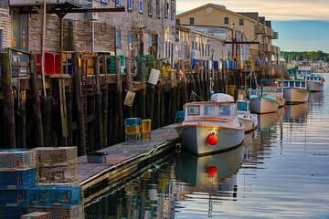 Old Port Working Waterfront Walking Tour with Clam Chowder