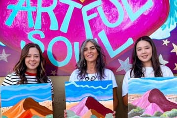 Magic on Canvas Painting Class at Artful Soul Santa Fe
