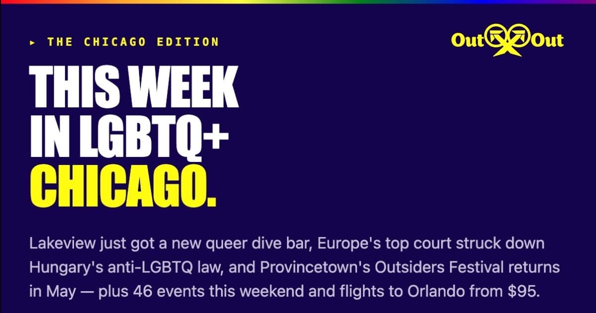 Gay Events in Chicago This Weekend: April 25-27, 2026